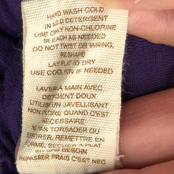 Free People Sunrise Knit Sweater Stretchy Bodycon Dress Purple Raven Combo Small - Picture 11 of 15